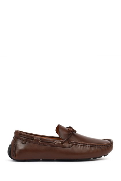 Men's Brown Leather Casual Loafer 26Sfd602118