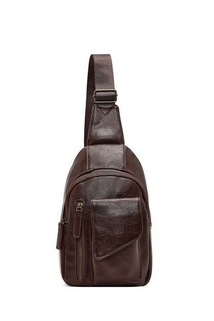 Men's Brown Crossbody Bag 25Wbd3020Ft