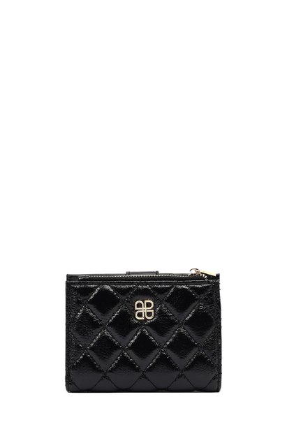 Women's Black Printed Wallet 000A2D5624Hr