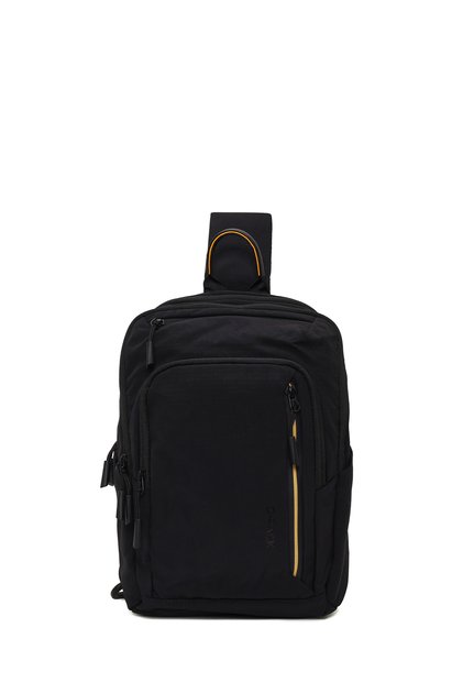 Unisex Siyah Kumaş Sırt Çantası 26SBD30106F