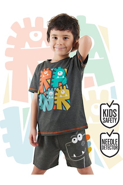 Rawr Dino Boys Summer T-Shirt Shorts Set