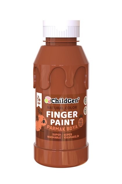 Süper Yıkanabilir Parmak Boya 350 Ml Şişe 4