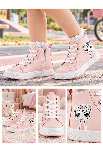 Kitty Pink Girls Sneakers Sports Shoes