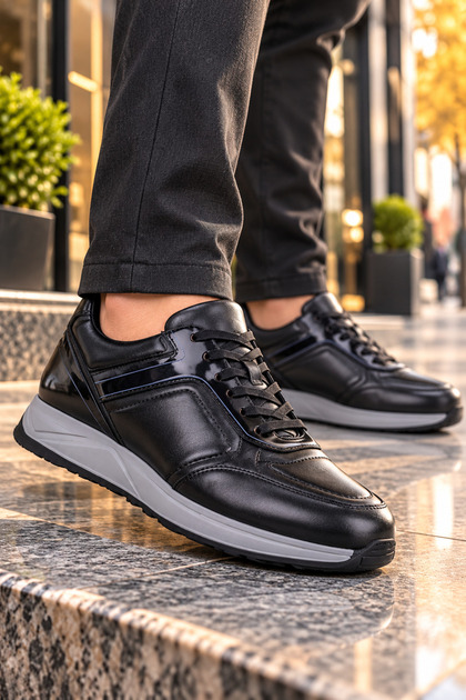 4K 336030 Men's Genuine Leather Casual Shoes