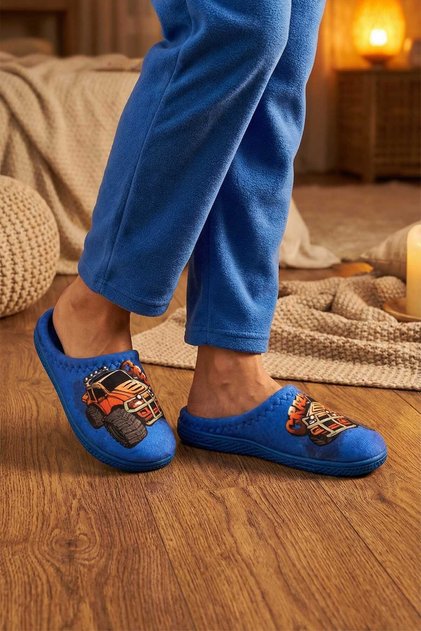 Boy's Winter Comfortable Sole Home Garden Gondola Slippers