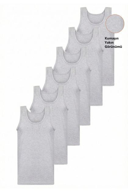 Men's Tank Top Set 6-Pack - Stretchy Cotton Fabric Everyday Underwear Pack