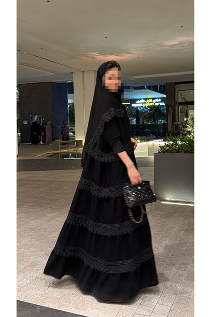 Abaya Mirel with Original Indonesian Fabric