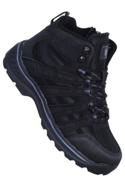 9049 Gr Black Winter Boy's Boots