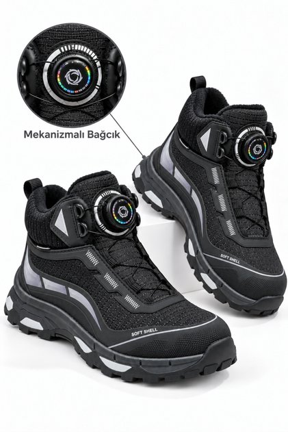 Erkek Çocuk Bot Kaymaz Taban Suya Dayanıklı İçi Kürklü Outdoor