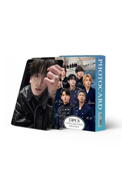 83 HOT 55Pcs BTS Lomo Cards J-HOPE JIMIN V JUNGKOOK HD Photocards Kpop Idol Photo Cards Fans