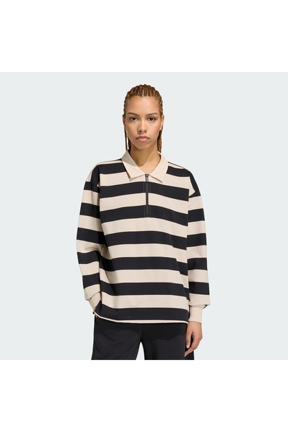 Essentials Contemporary French Terry Longsleeve Polo