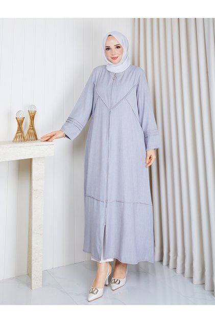 Nervür Stitched Cotton Denim Tensel Fabric