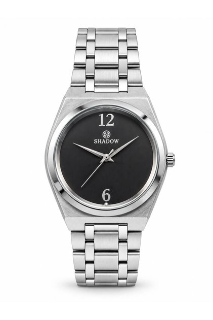 REGALIA Men's Analog Watch SD1447, Quartz Movement, Stainless Steel Bracelet, Black Dial