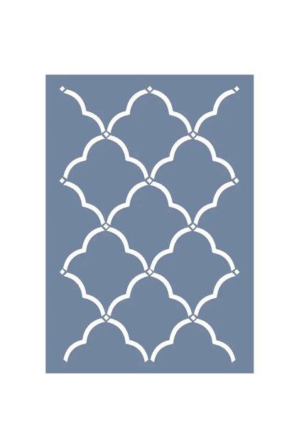 HHMR01 قالب نقش عربي للتراث المنزلي 50x70 سم