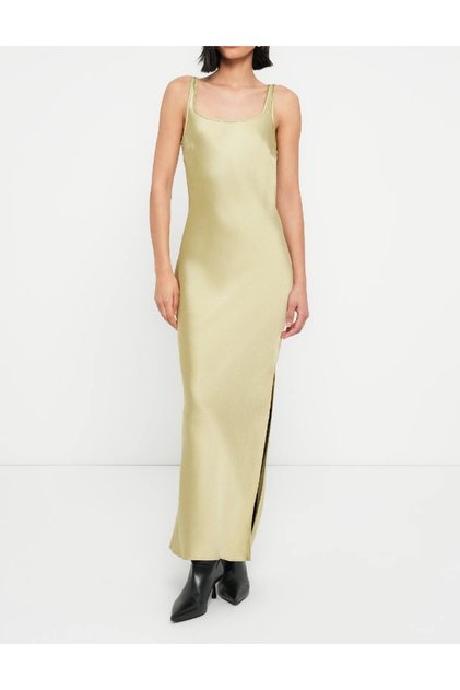 Rochie lunga, Galben