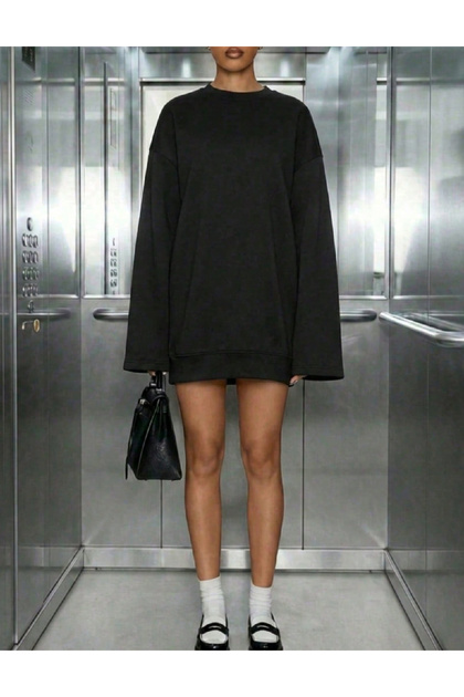 Bluza Oversize, Negru