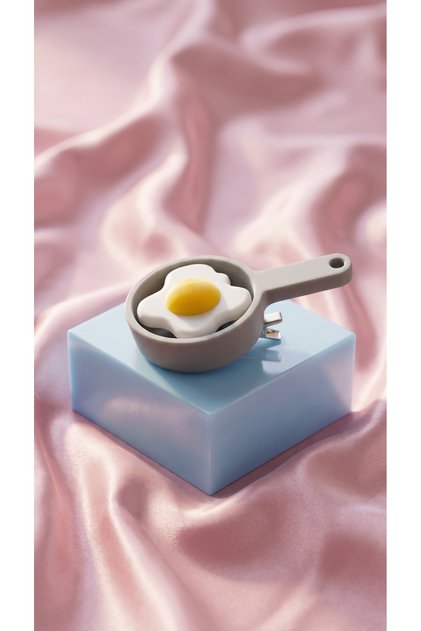 3D Printed Egg-Shaped Hair Clip – Cute and Fun Hair Accessory (Set of 2)