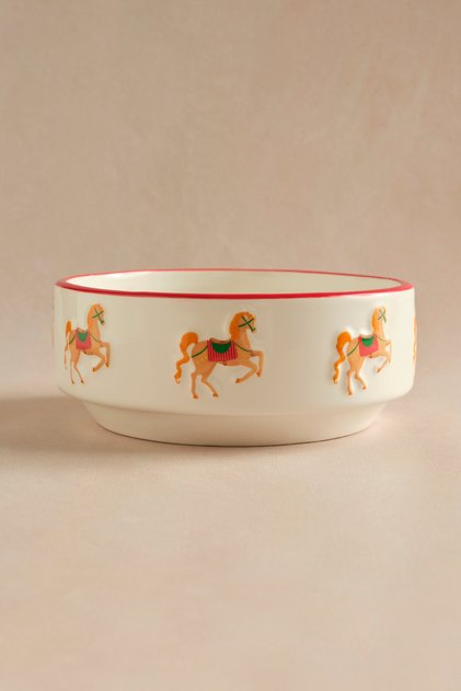 New Year Yılbaşı Carousel Salata Kasesi 20,5 cm