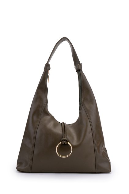 Women's Emerson Hobo Shoulder Bag with Detailed Leather Trim