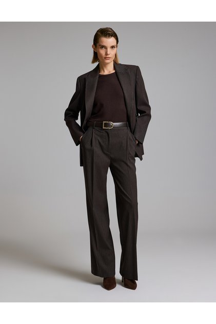 Brown Fabric Pants 50331176-VR029