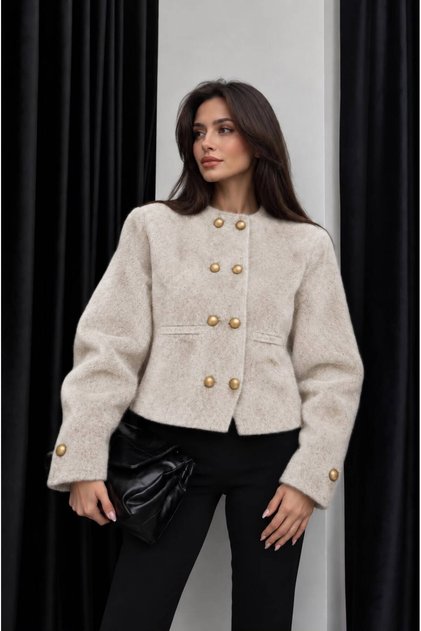 Lined, Fleece-Lined, Soft Women's Blazer Short Coat