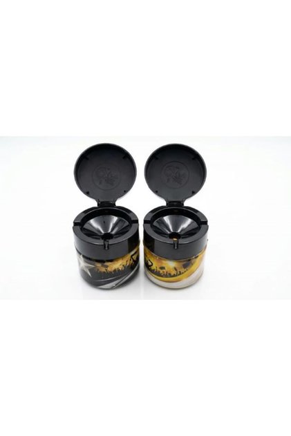 PAMİT HOME 2-Piece Set of Lidded Jars and Ashtray