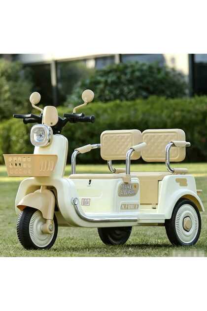 The Scooter Has Two Seats.
