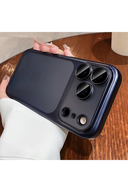 iPhone17 Pro Blue Luxury Soft Matte Phone Case For iPhone 17 16 15 14 13 12 11 Pro Max Air Plus Elec