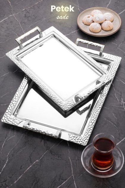 Petek 2-Piece Treat Serving and Tea Tray Ptk02