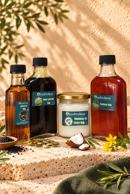Pumpkin Seed Oil & St. John's Wort Oil & Black Cumin Oil & Coconut Oil