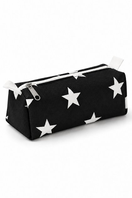 Triangle Large Volume Star Pattern Pen Holder - Pen Box - Makeup Bag - Multi-Purpose Organizer