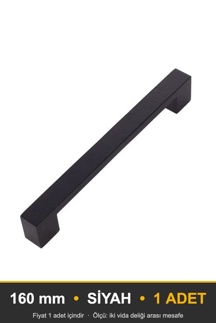 Narcissus Black 160 mm Handle Luxury Country Kitchen Furniture Cabinet Drawer Handle