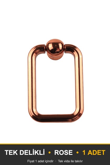 Rectangular Pendulum Rose Button Handle Luxury Country Kitchen Furniture Cabinet Drawer Handle
