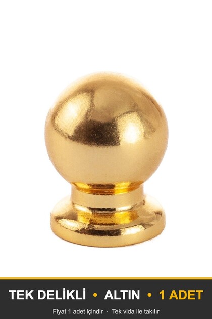 Marble Gold Button Handle Luxury Country Kitchen Furniture Cabinet Drawer Handle 17 mm Diameter