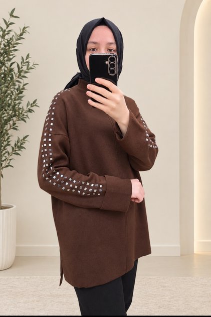 Tesettür tunik kazak