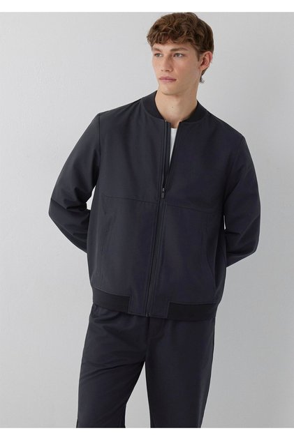 Σπάντεξ Μαύρο Μπουφάν Bomber 0110901-71379