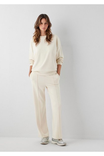 Sporty Lux Ecru (Tencel) ™ ) Modal Blend Sweatpants 1010634-80795