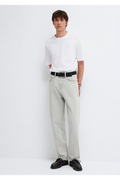 Toronto Street Light Gray Denim Jean Trousers 0010289-A3266