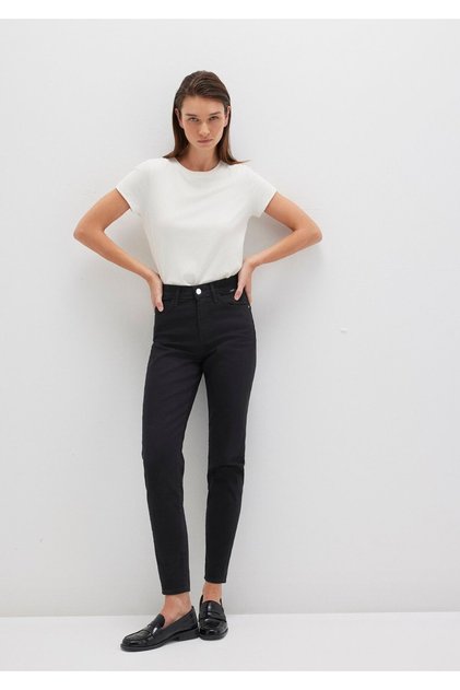 Cindy 90S Black Jean Pants 100277 -82292