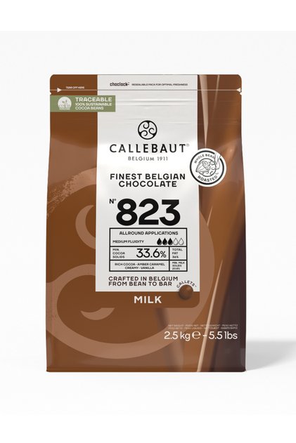 823 Sütlü Küvertür Drop Çikolata 2.5 KG