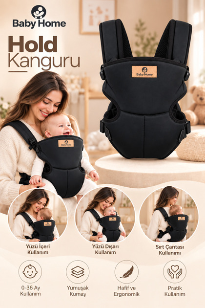 Hold Baby Carrier and Travel Bag - Ergonomic Comfort, Easy to Use, and Modern Design.