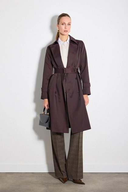 Classic Trench Coat - Brown