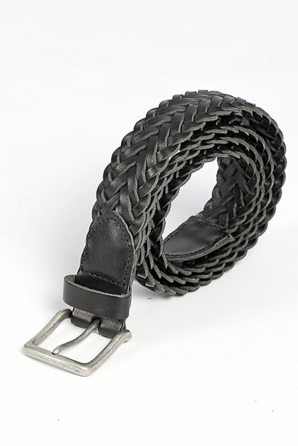 Otis Men's Leather Belt, Black