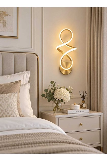 Modern LED Wall Lamp 7187-W – 24W Indoor Wall Light with 3 Lighting Modes – Contemporary Acrylic