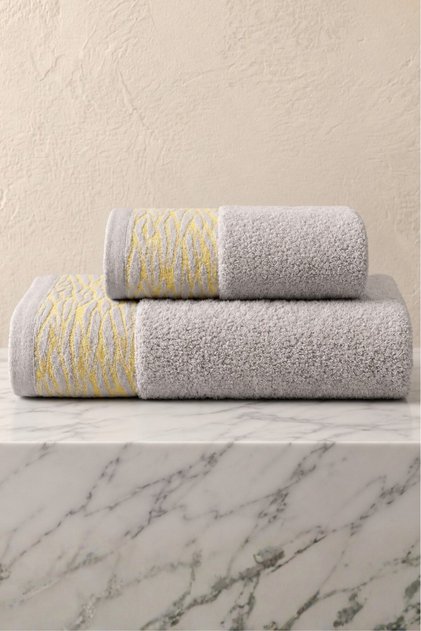 Serenity 2-Piece Bath Towel Set (1 Piece 50X90Cm & 1 Piece 70X140Cm) - Luxury Towel Set, 845Gr, Soft, Absorbent and Durable