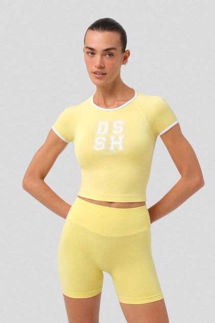 SoftHold™ Biyeli Crop Tişört
