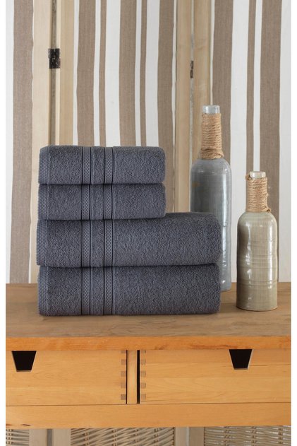 Neşe Home Sofia Bath Towel Set 50X90 & 70X130 – 100% Cotton, Soft and Absorbent