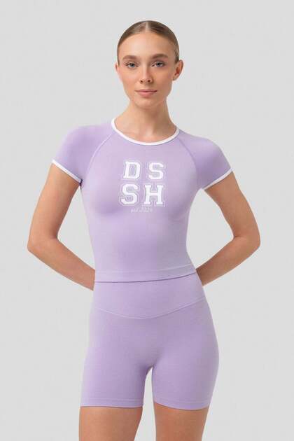 SoftHold™ Biyeli Crop Tişört