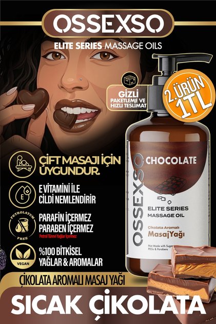 Doğal Çikolatalı Aromaterapi Masaj Yağı 150ml Afro dizyak Etkili Gizli Paket