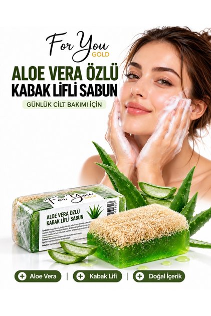 Pumpkin Fiber Aloe Vera Extract Handmade Soap